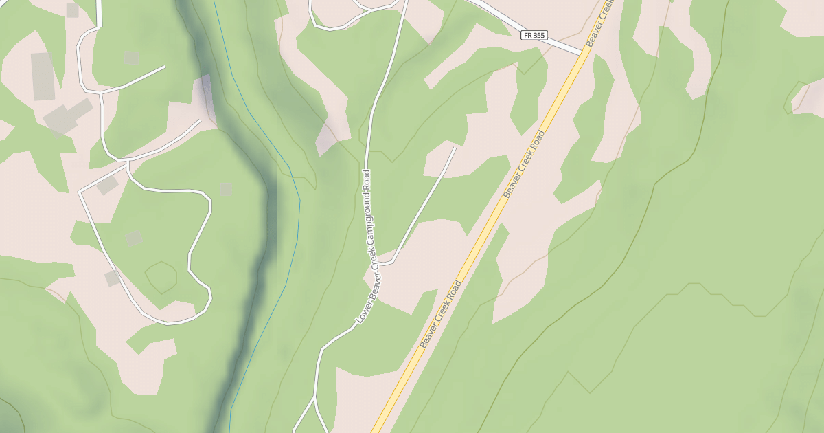 Map preview of LOWER BEAVER CR CG SPUR