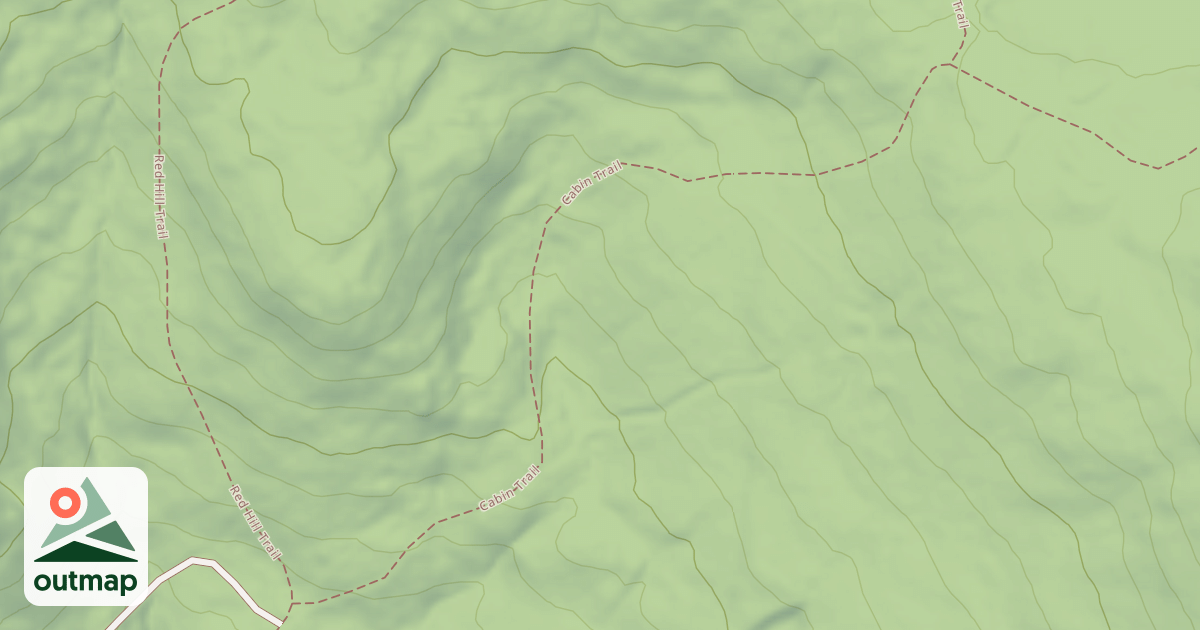 Map of Cabin Trail