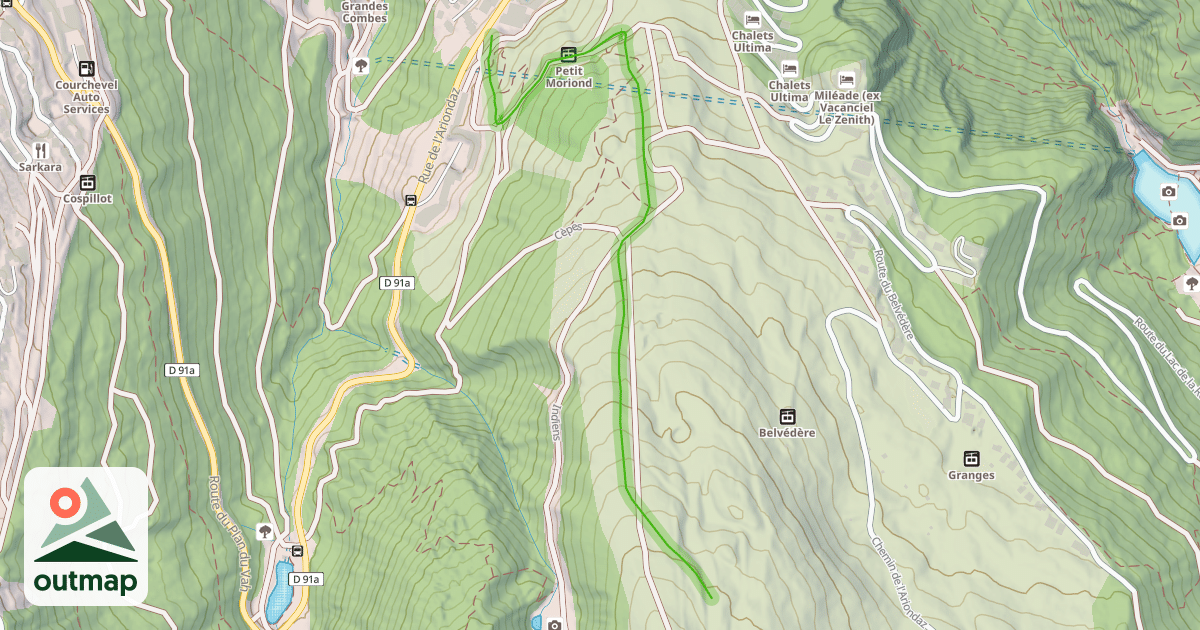 Map of Bleue