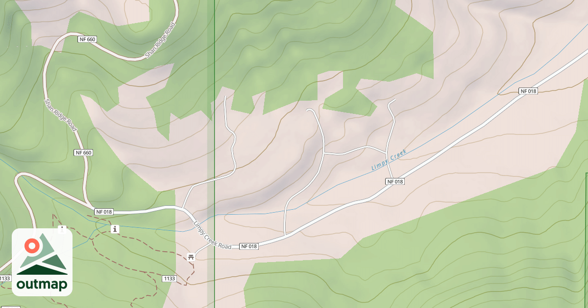 Map of LIMPY CREEK