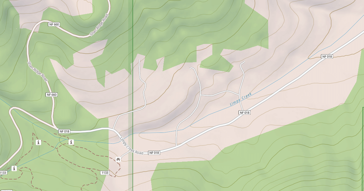 Map preview of LIMPY CREEK