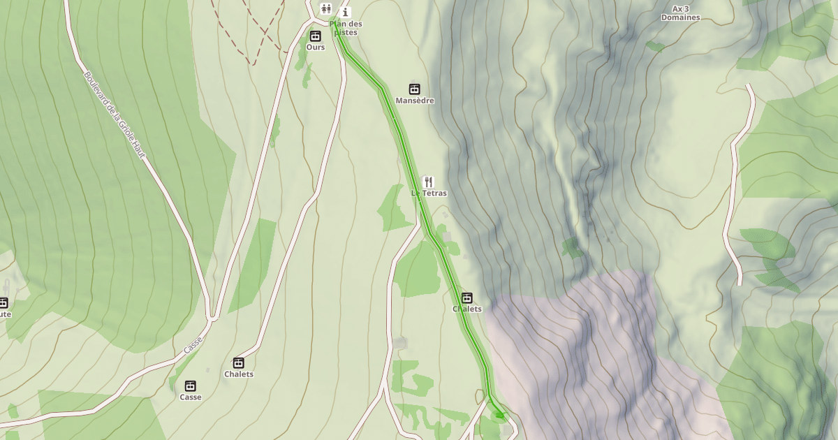 Map preview of Ronde des marmottes