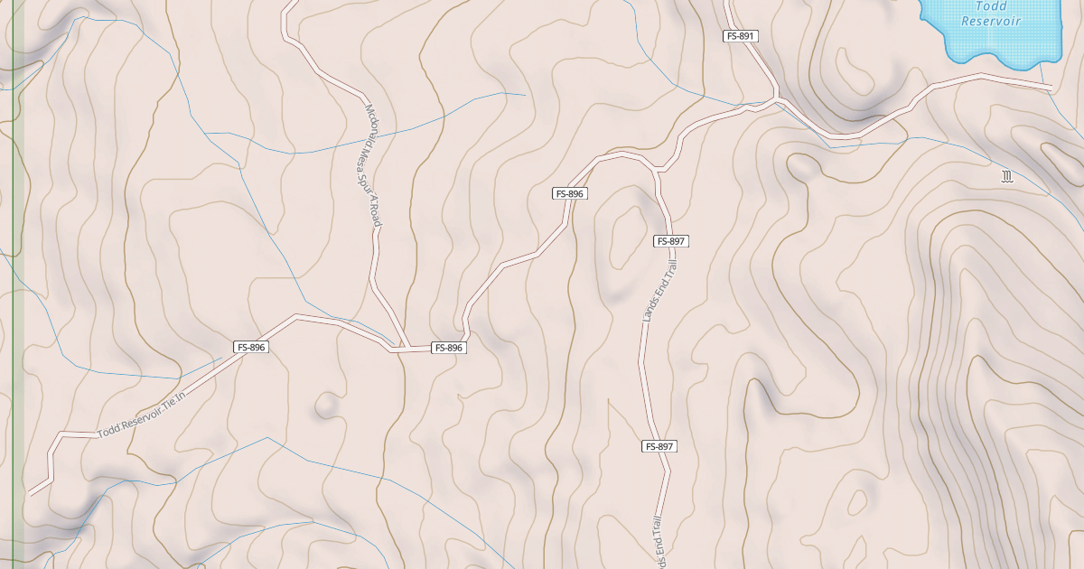 Map preview of USFS Motor Vehicle Use Map Trails 5234