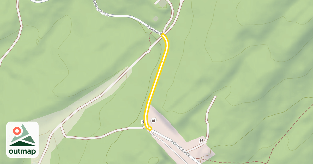Map of Route du Risoux