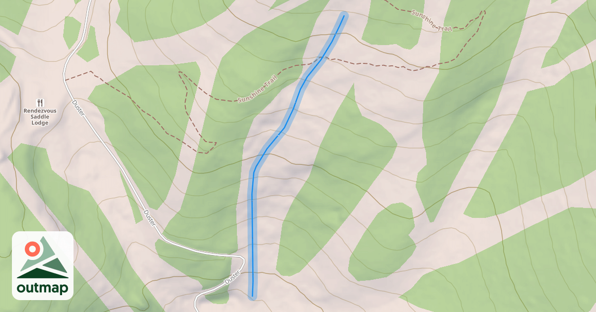 Map of Sunshine Liftline