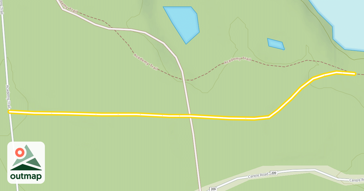 Map of Academy Trail