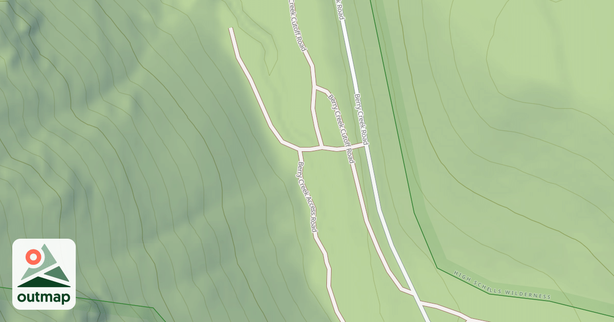 Map of BERRY CREEK ACCESS