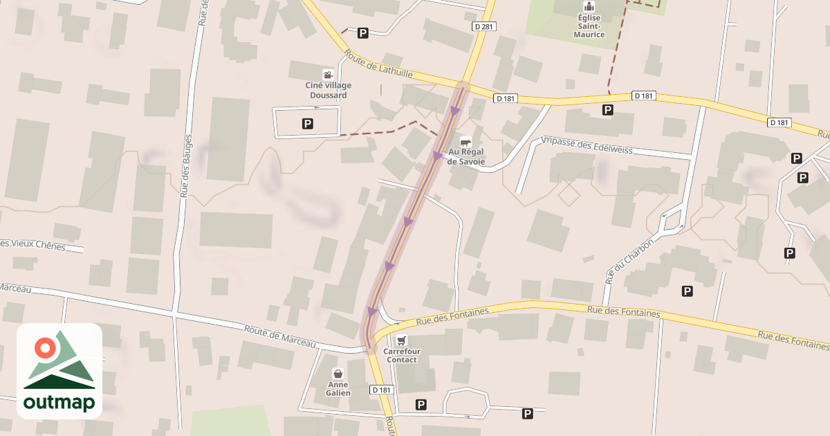 Map of Rue de Macherine