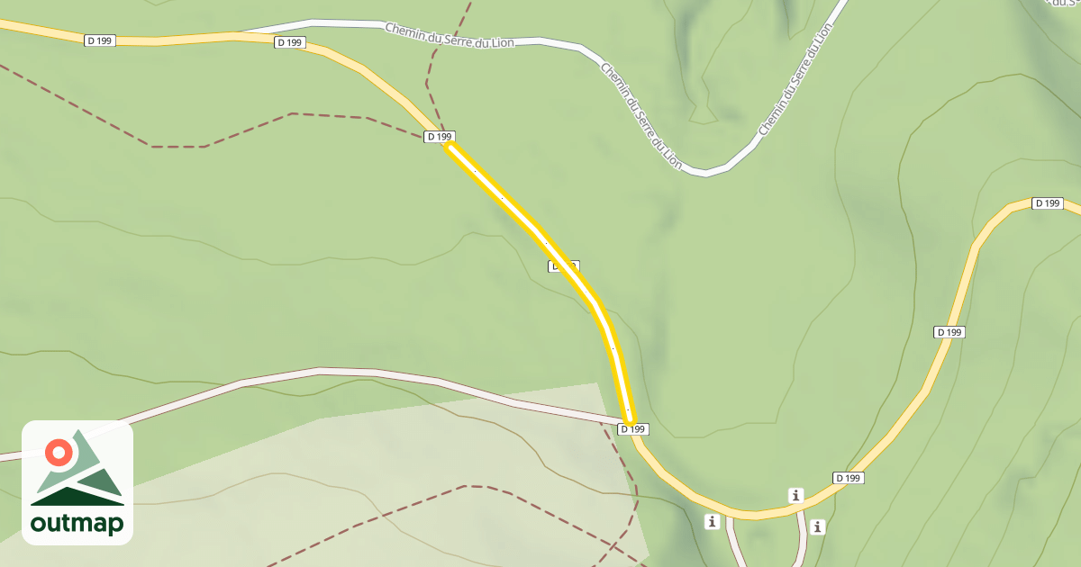 Map of Route du Col de la Bataille