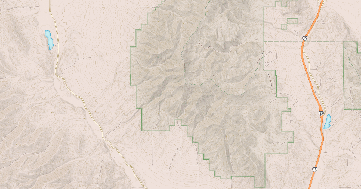 Map preview of WEST ELKHORN FOOTHILLS