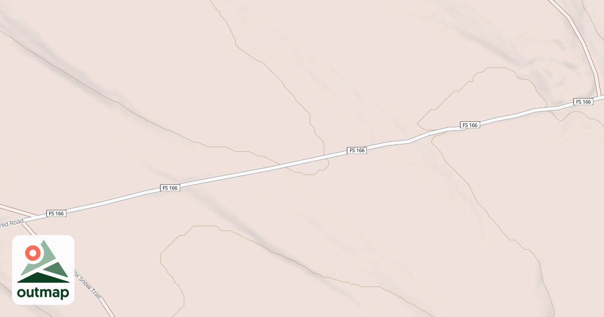 Map of Hare Lake Snowmo Connector