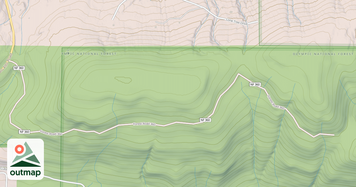 Map of USFS National Forest System Roads {4A4022E2-D9F0-412C-8F20-2778D52743E5}