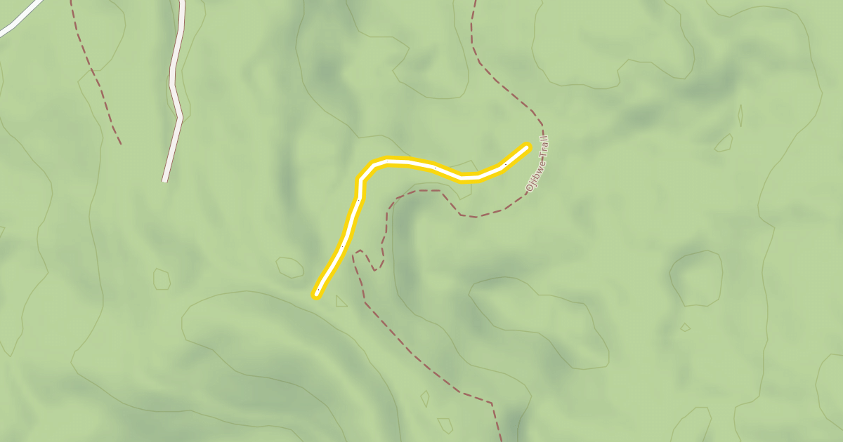 Map preview of North End Ski Trail