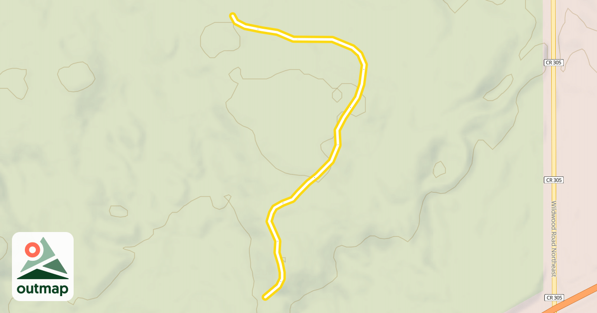 Map of Red Trail