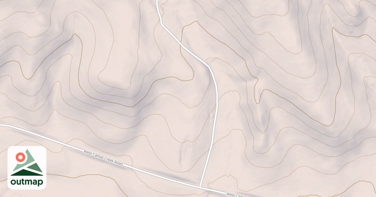Map of CASTLE CREEK