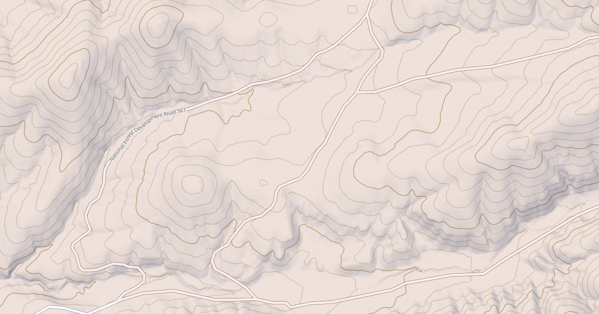 Map preview of DRY CANYON FORK
