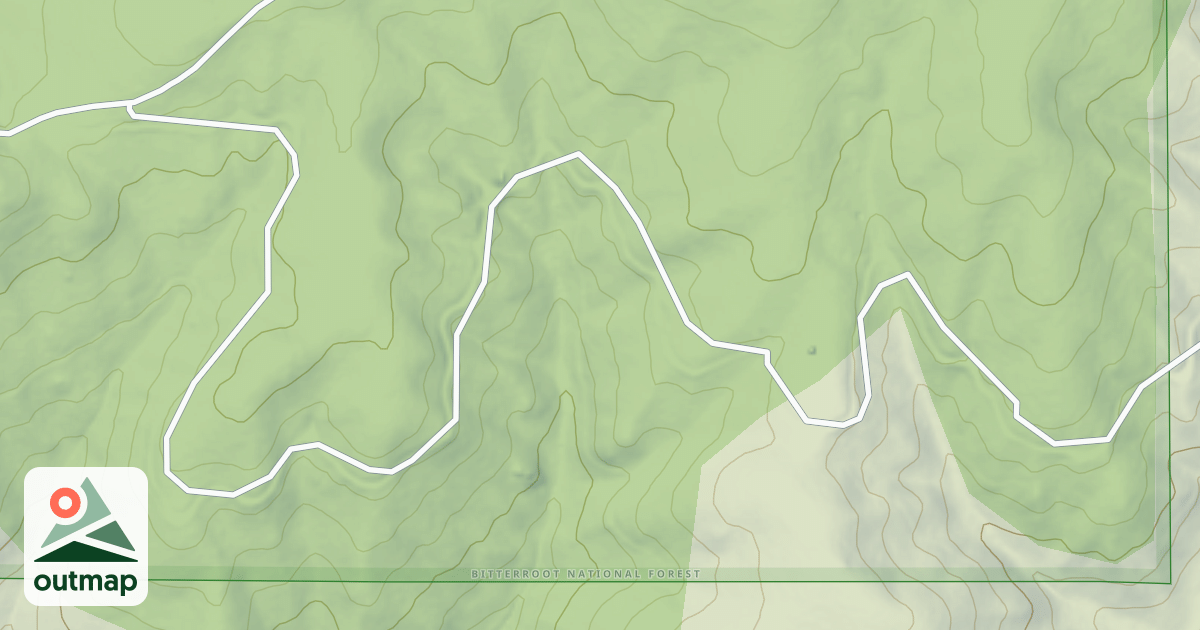 Map of (FDR) HART CREEK-DORAN CREEK