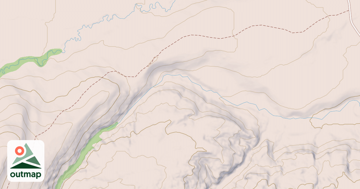 Map of ROUND CORRAL ROAD SPUR E