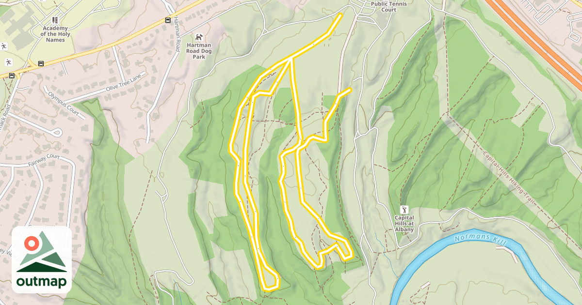 Map of Meadow Trails