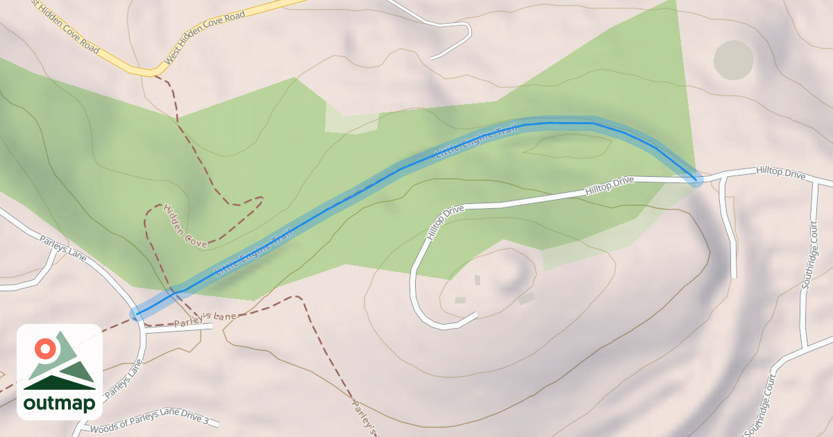 Map of Little Engine Trail