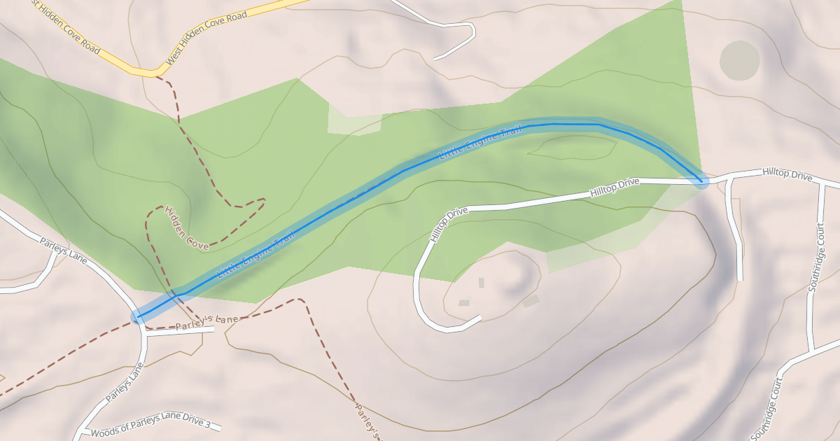 Map preview of Little Engine Trail