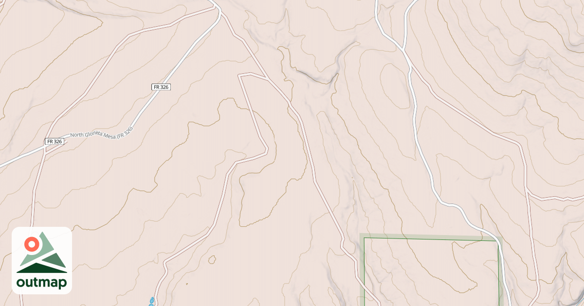 Map of GLORIETA MESA
