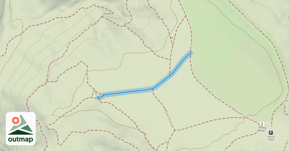 Map of Mesa Trail