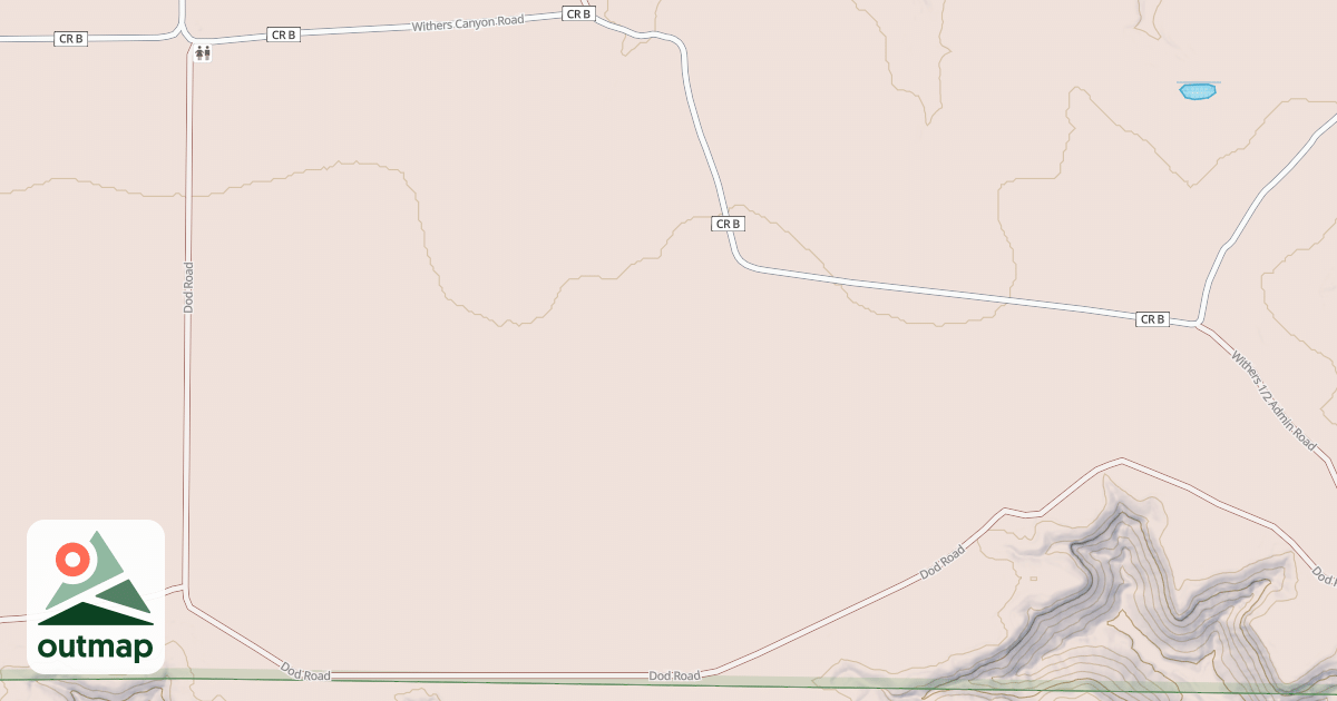 Map of WITHERS CANYON A