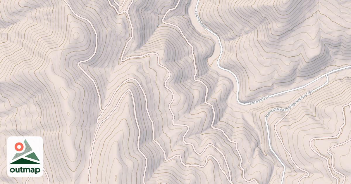 Map of FORT HALL RIDGE