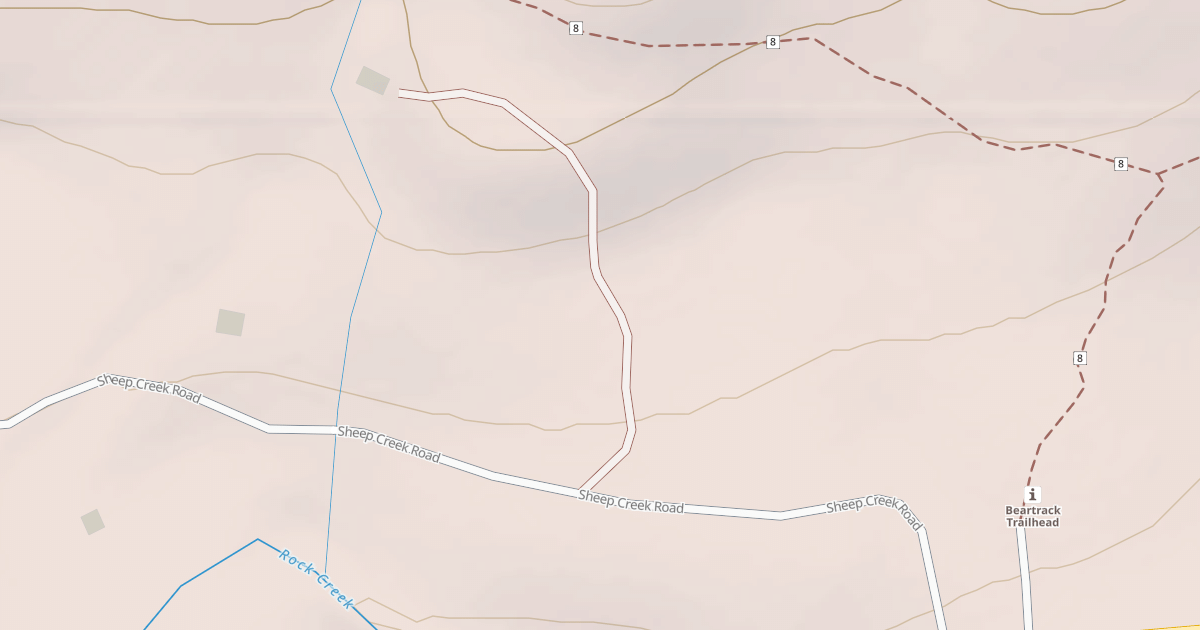 Map preview of SHEEP CREEK EAST SUMMER HOMES