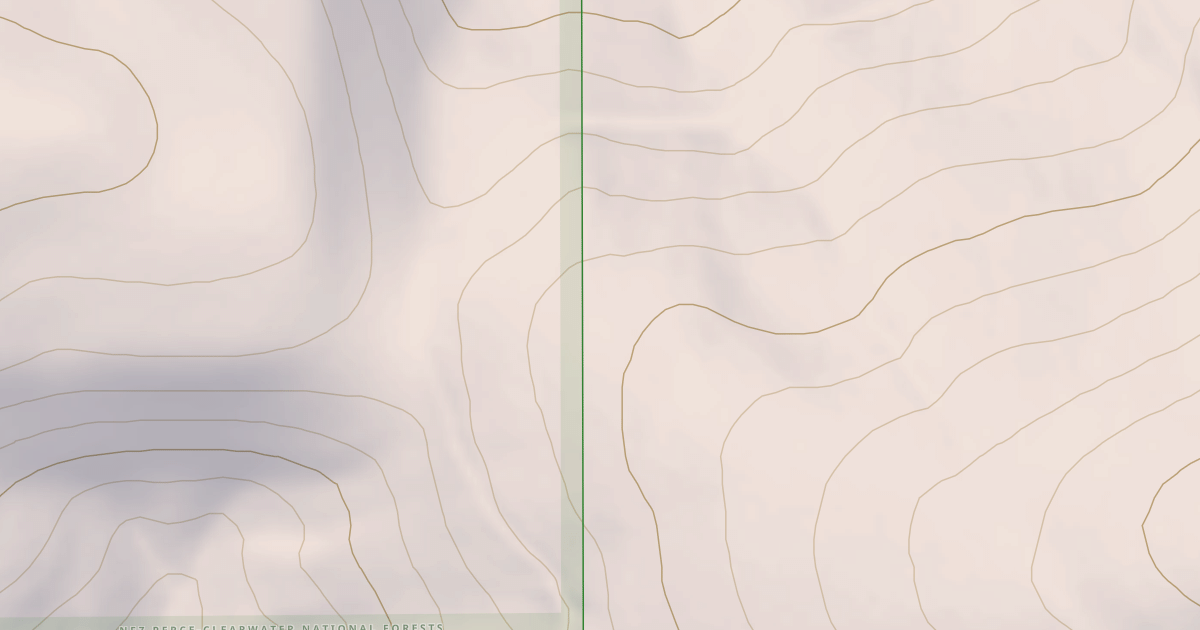 Map preview of LITTLE SAND RIDGE