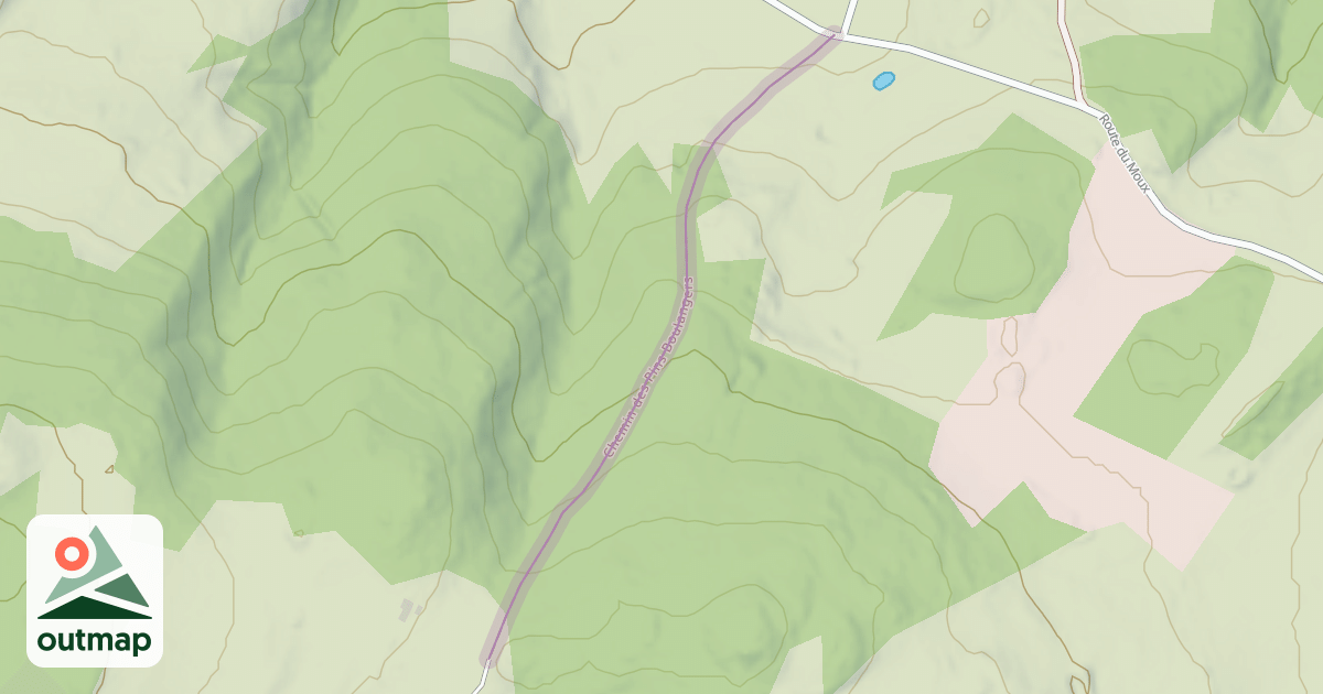 Map of Chemin des Pins Boulangers