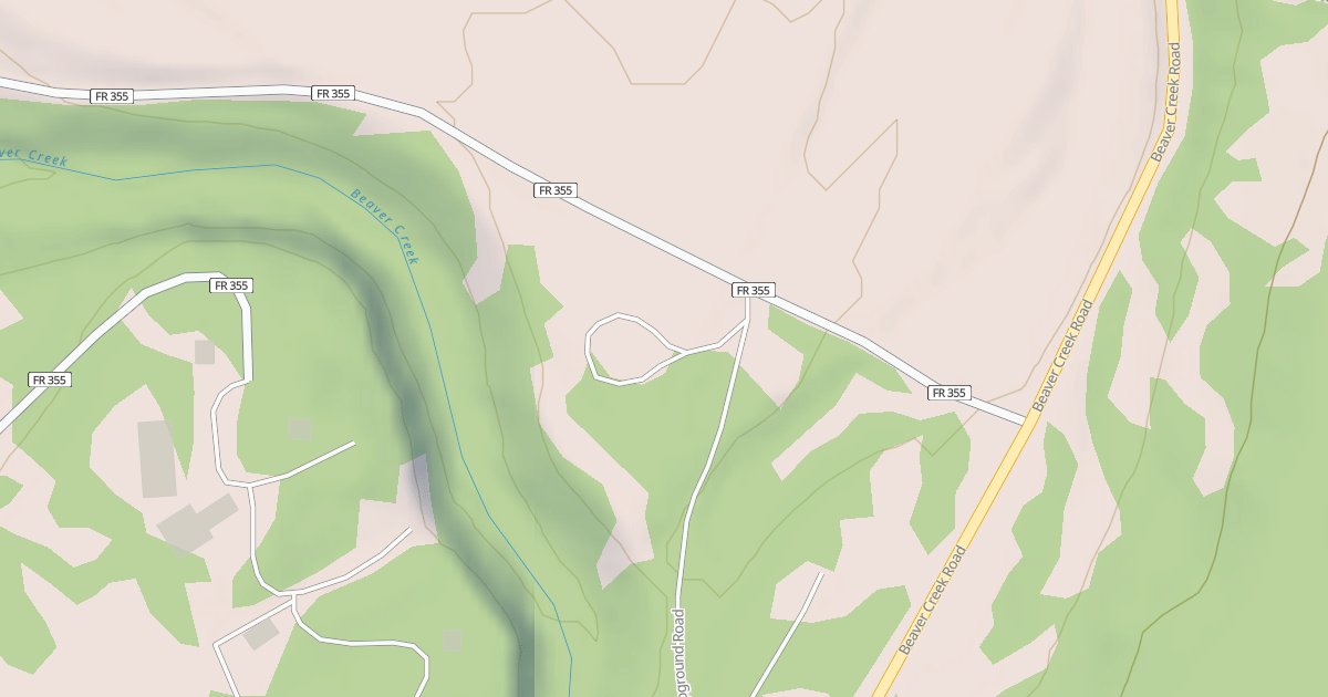 Map preview of LOWER BEAVER CR CG LOOP