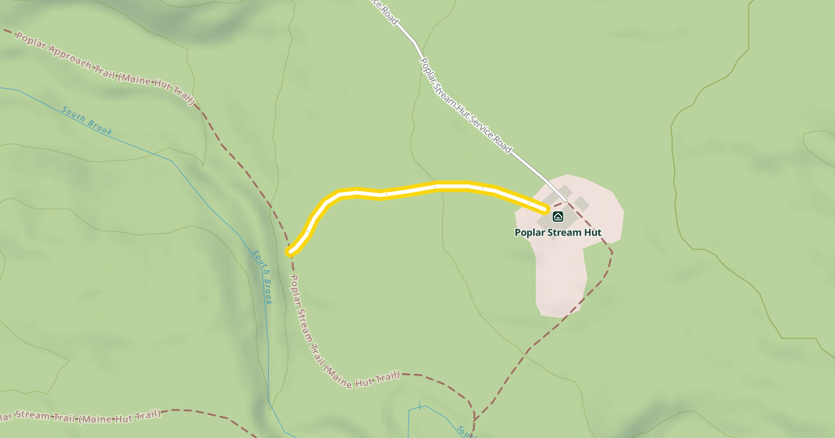 Map preview of Maine Hut Trail