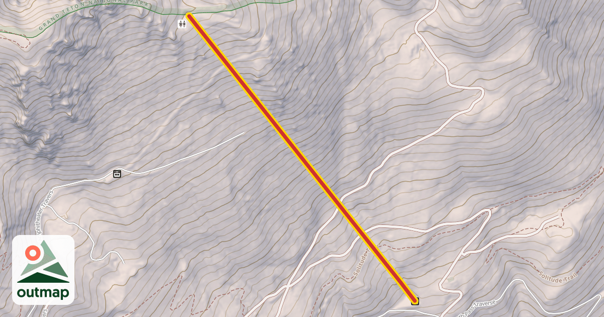 Map of Teton Lift