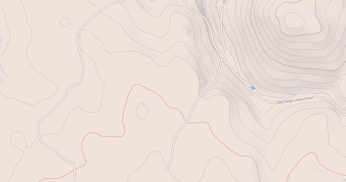 Map preview of BLACK GULCH SPUR
