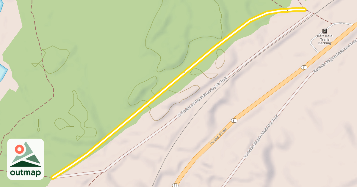 Map of Bait Hole Trail