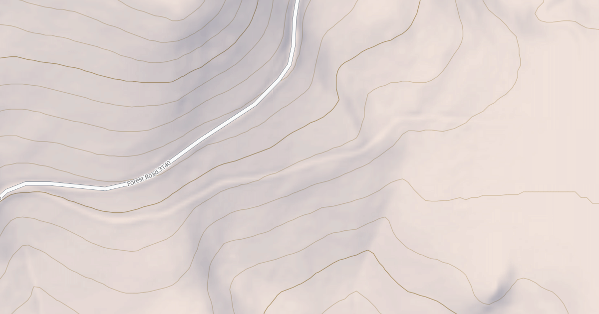 Map preview of USFS National Forest System Roads {0283698C-785D-4E76-B2AF-7C65FC5E06EA}