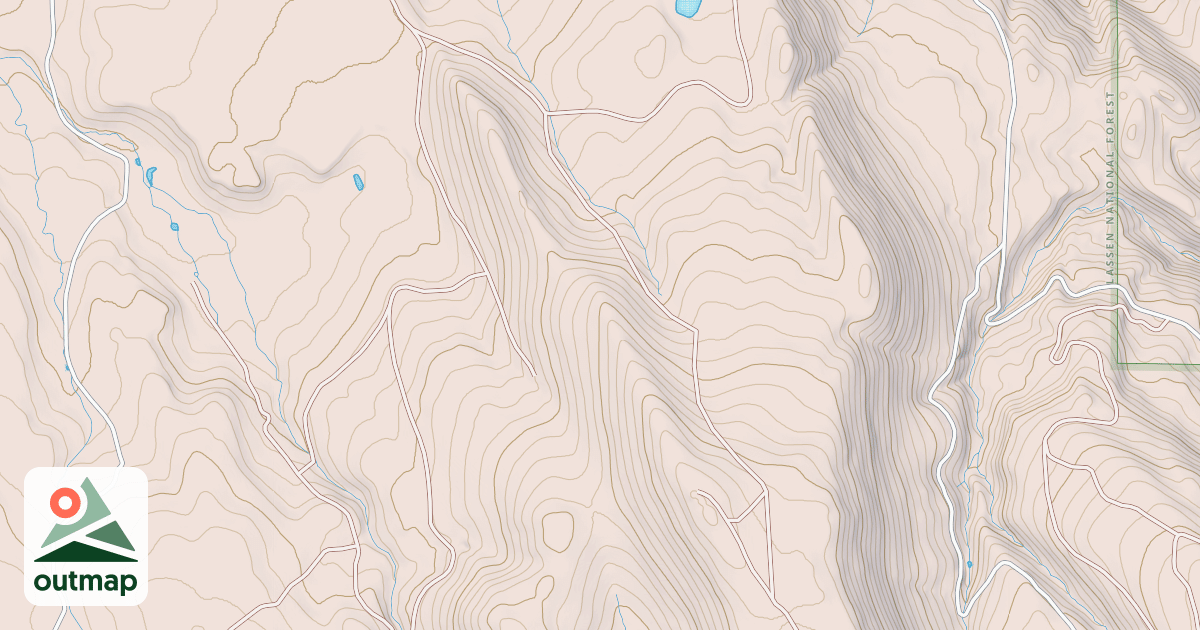 Map of BLACKS RIDGE N