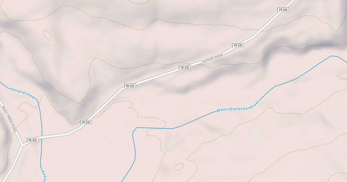 Map preview of WEST DOLORES B