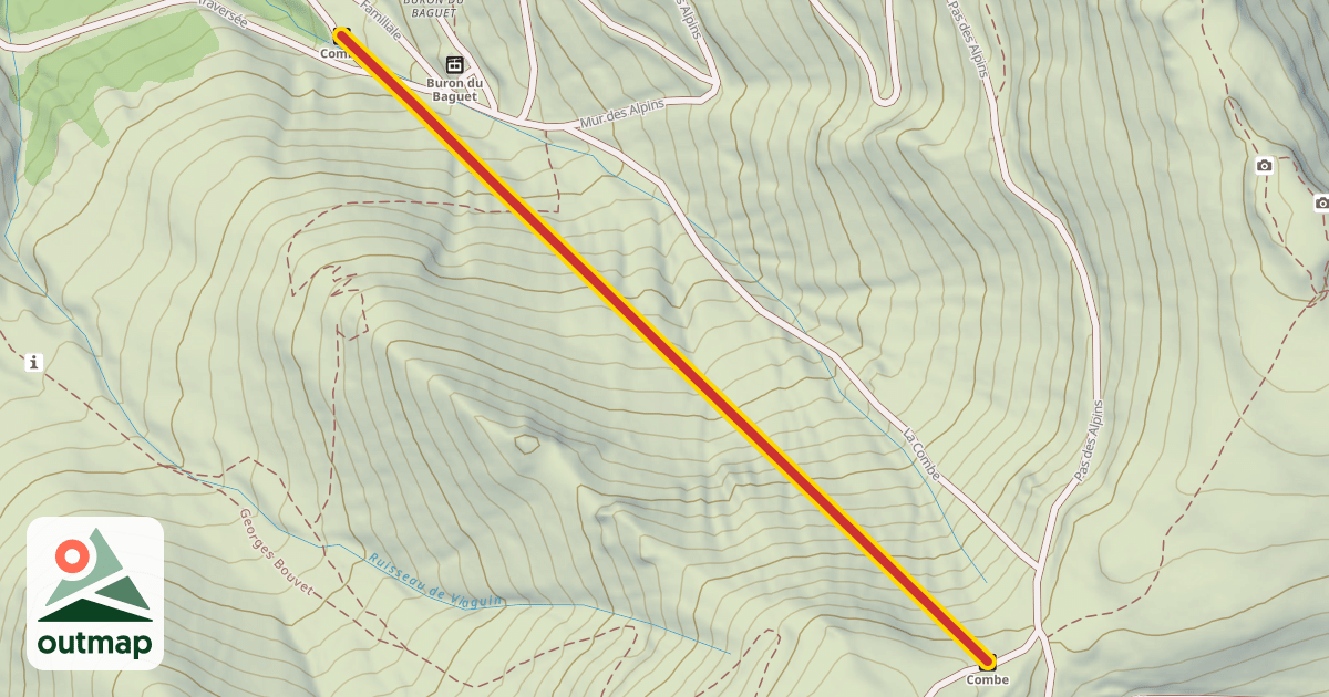 Map of Combe