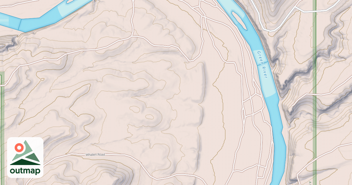 Map of WHALEN CUTOFF SPUR