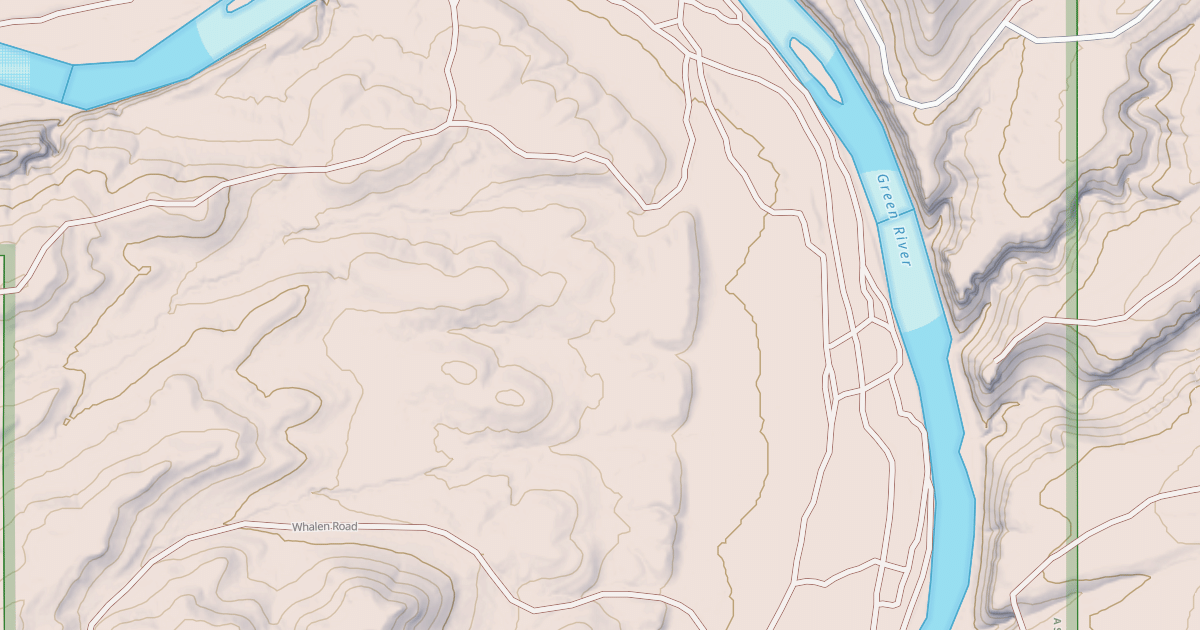 Map preview of WHALEN CUTOFF SPUR