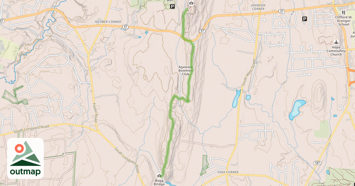 Map of NET/M&M Trail (white)