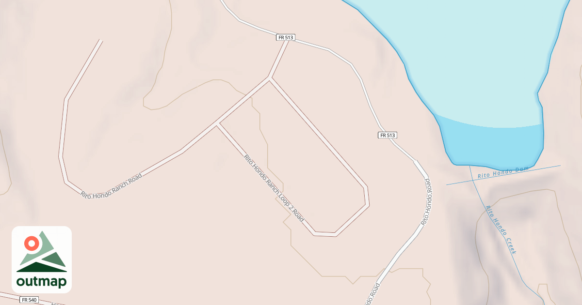 Map of RITO HONDO RA LOOP 2