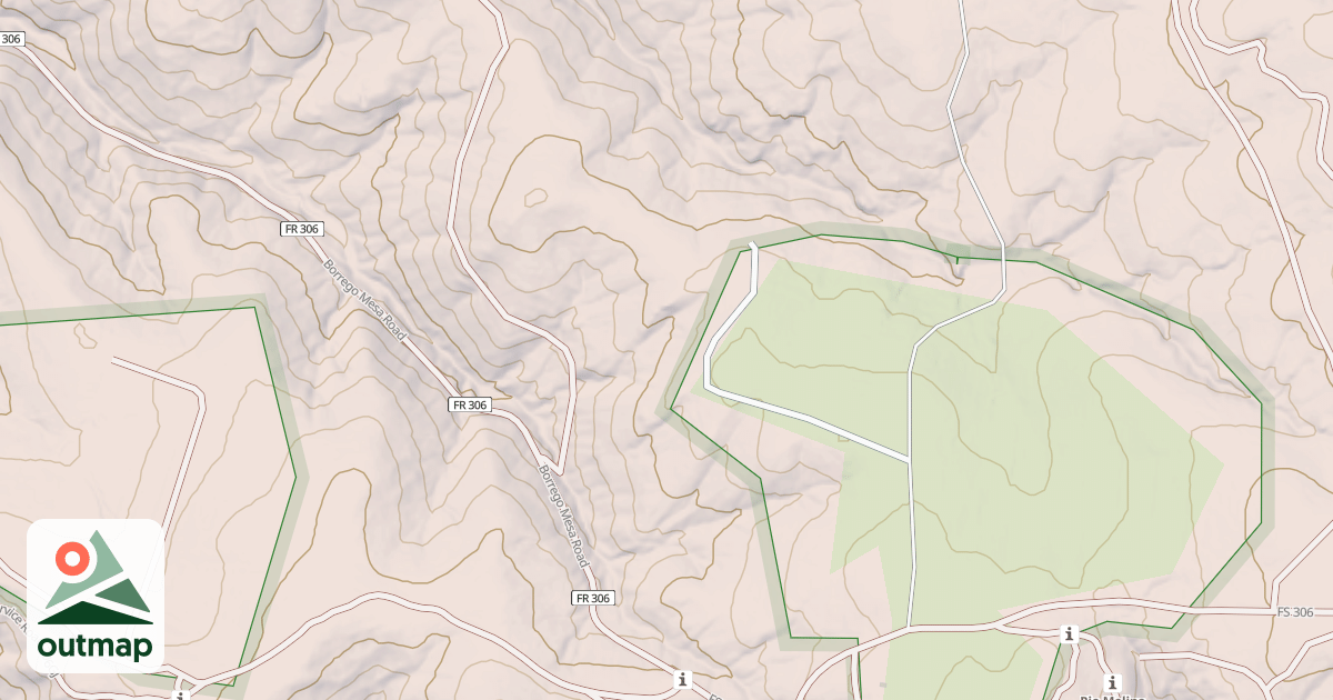 Map of USFS National Forest System Roads {A49BF5C7-B2DC-483D-A565-1E2C7CFFD370}
