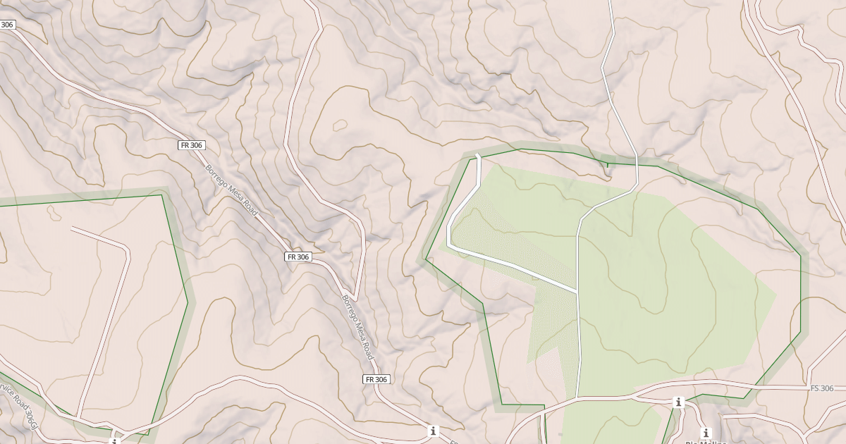 Map preview of USFS National Forest System Roads {A49BF5C7-B2DC-483D-A565-1E2C7CFFD370}