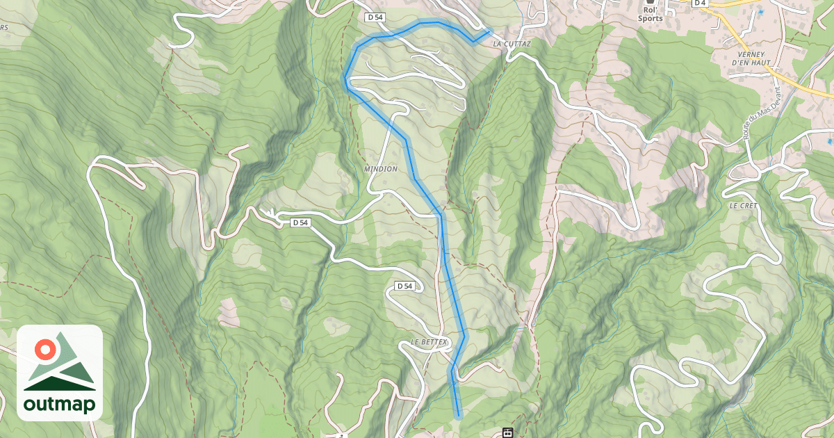 Map of Labérieu