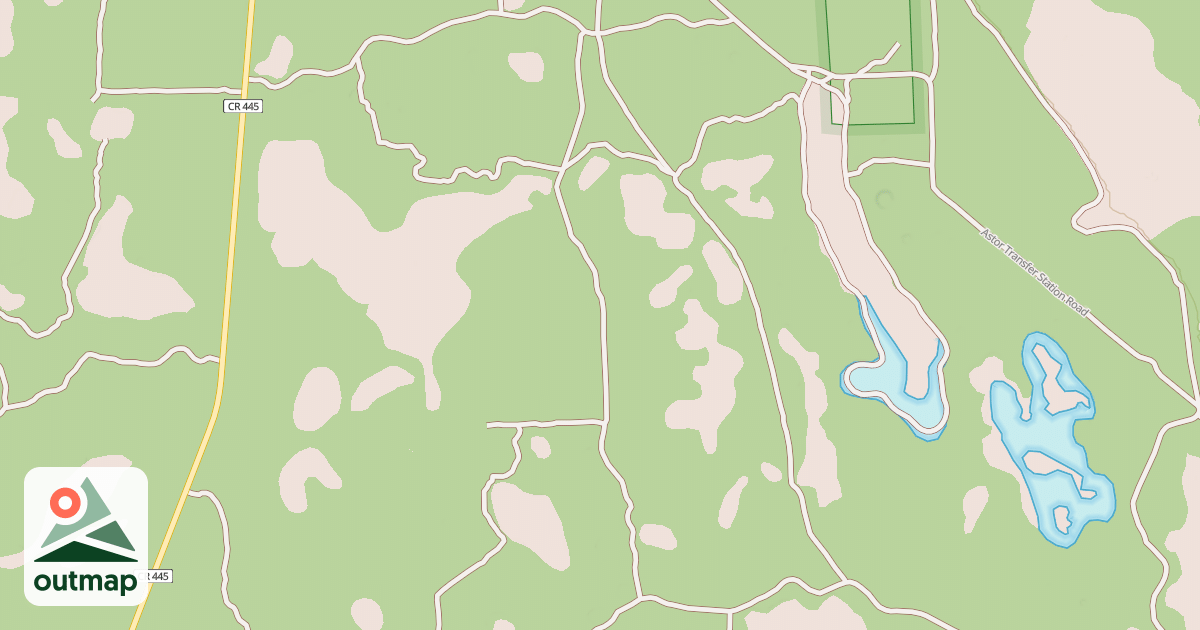 Map of USFS Motor Vehicle Use Map Roads {6573CBEF-56D7-4272-9B46-6ED568789DD1}
