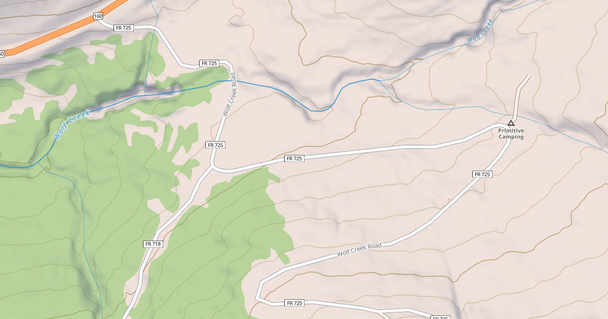 Map preview of WOLF CRK